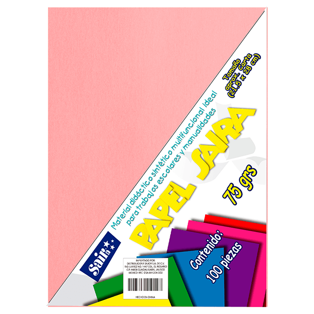 PAPEL BOND #04 ROSA PASTEL T/C C/100