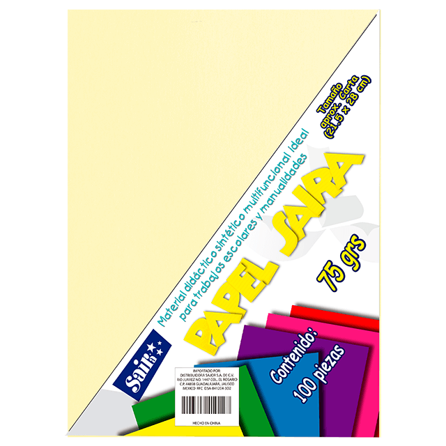 PAPEL BOND #34 MARFIL T/C C/100