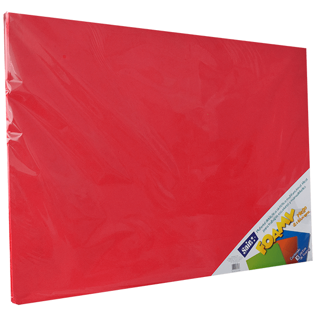 FOAMY 43X56 #02 ROJO BANDERA C/10