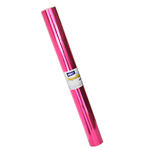 PAPEL METALICO ROLLO 60 CMS X 25 MTS FUCSIA